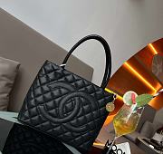 Chanel Black grained leather top handle 33x24x15cm - 6