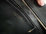 Chanel Black grained leather top handle 33x24x15cm - 3