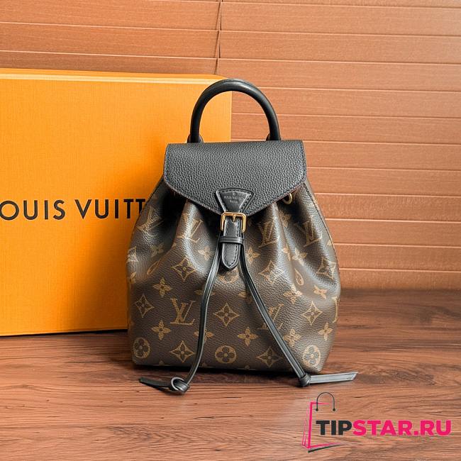 LV Montsouris BB Backpack Black 17x10.5x20cm - 1