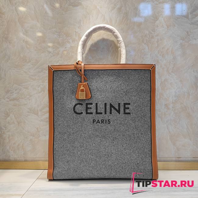 CELINE CABAS TRIOMPHE TOTE BAG LARGE 37X39.5X9cm  - 1