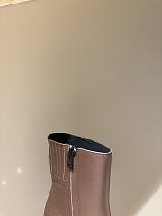 Alexander wang high heel zipper short brown boots 8.5cm - 4