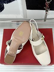 Valentino White Sandals  - 4