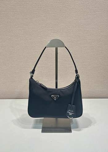 Prada logo-plaque mini bag 22x18x6.5cm