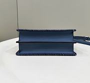 Fendi Peekaboo Small Handbag Dark Blue 27×11×20cm - 6