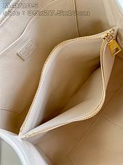 LV M47185 White Babylone Tote MM Handbag 39X27.5X16CM - 4