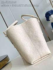 LV M47185 White Babylone Tote MM Handbag 39X27.5X16CM - 3