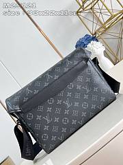 LV M25121 Black Flower Voyager Small Messenger Bag 33X22.5X11CM - 4