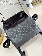 LV M25121 Black Flower Voyager Small Messenger Bag 33X22.5X11CM - 2