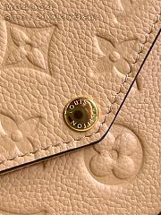 LV M64064 Light Yellow Embossed Pochette Félicie Chain Bag 21 x 12 x 3 cm - 4