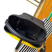 YSL Woven Bucket Black Bag 25x20x16CM - 6