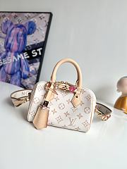 LV M24606 SPEEDY 18 LV&I MONOGRAM DUNE COATED CANVAS DUNE BAG 18.5×12.5×10.5cm - 1