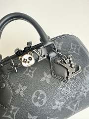 LV M24474 SPEEDY 18 LV&I MONOGRAM ECLIPSE CANVAS BLACK BAG 18.5×12.5×10.5cm - 3