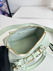 LV M24605 Speedy 18 LV&I Matcha Green Cow Leather Handbag 18.5×12.5×10.5cm - 3