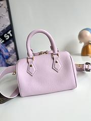 LV M24598 18 LV&I Wisteria Leather Bag 18.5×12.5×10.5cm - 2