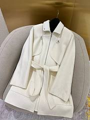  Hermes 24 Autumn and Winter Cashmere Two-piece Set White Cashmere - 1