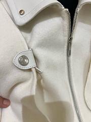  Hermes 24 Autumn and Winter Cashmere Two-piece Set White Cashmere - 2