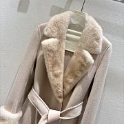 M slim fit cashmere mink beige coat - 1