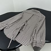 Loewe New Cotton Trapezoid Shirt Set Brown Plaid - 3