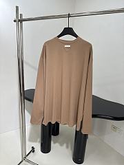 Prada Knitted Long-sleeved T-shirt Khaki - 4