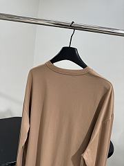 Prada Knitted Long-sleeved T-shirt Khaki - 2