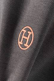 Hermes Fashion casual sports suit brown jacket and sweatpants  - 2