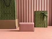 Gucci Nude Pink Leather Interlocking G Wallet On Chain 20x13x6cm - 5