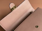 Gucci Nude Pink Leather Interlocking G Wallet On Chain 20x13x6cm - 2