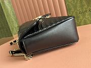 Gucci Marmont Black Leather 40X21X8.5CM - 6