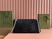 Gucci Marmont Black Leather 40X21X8.5CM - 5