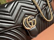 Gucci Marmont Black Leather 40X21X8.5CM - 2