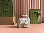 GG Marmont Mini White Handbag 21x15.5x8cm - 1