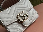 GG Marmont Mini White Handbag 21x15.5x8cm - 5