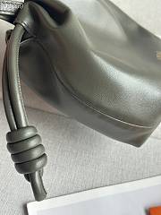 Loewe Dark Green Mini Flamenco Purse Clutch in Nappa Leather 23x17x5.5cm - 2