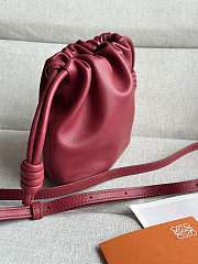 Loewe Red Mini Flamenco Purse Clutch in Nappa Leather 23x17x5.5cm - 4