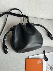 Loewe Black Mini Flamenco Purse Clutch in Nappa Leather 23x17x5.5cm - 2