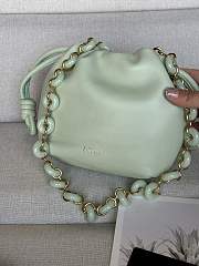 Loewe Light Green Mini Flamenco Purse Clutch in Nappa Leather 23x17x5.5cm - 3