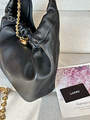 LOEWE SMALL BLACK NAPA SLEEVE 29*10.5*24CM  - 4