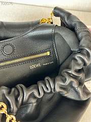 LOEWE SMALL BLACK NAPA SLEEVE 29*10.5*24CM  - 3