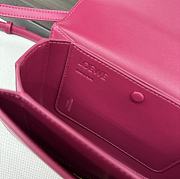 LOEWE Goya Small Pink Leather Shoulder Bag 19*13*6CM - 6