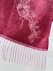 Coach Pink scarf 195×53cm - 6