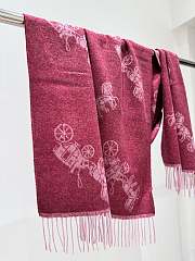 Coach Pink scarf 195×53cm - 3