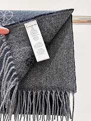 Coach Grey Black Scarf 195×53cm - 2