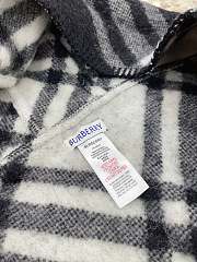 Burberry cashmere wool blended black scarf 30*180cm - 5