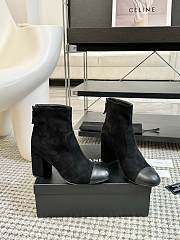 Chanel classic stretch black boots - 3