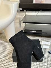 Chanel classic stretch black boots - 2