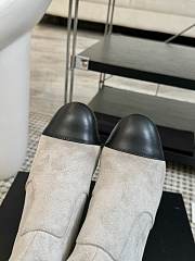 Chanel classic stretch grey boots - 2