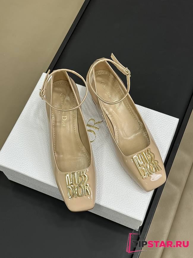 Miss Dior small single beige shoes - 1