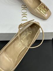 Miss Dior small single beige shoes - 5