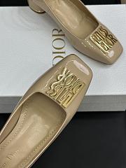 Miss Dior small single beige shoes - 4