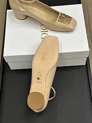 Miss Dior small single beige shoes - 2